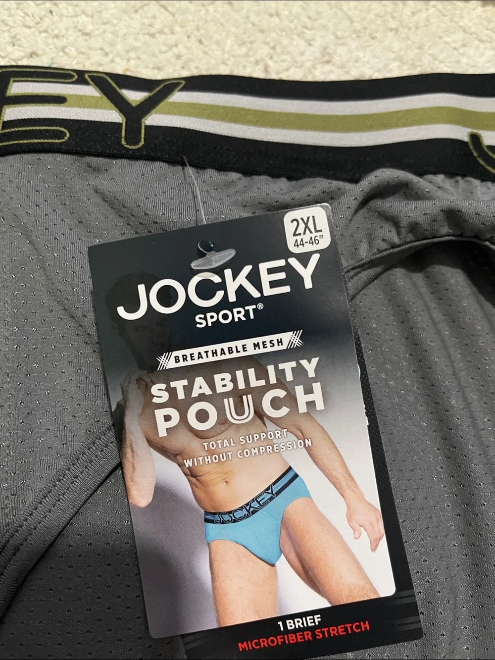 NWT- Jockey - Men’s S, 2XL.Microfiber Mesh Briefs
